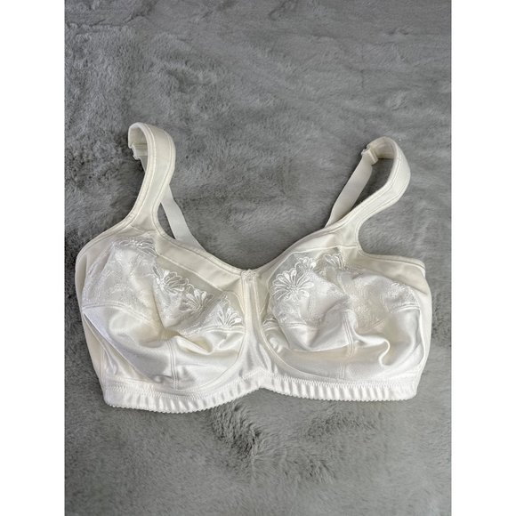 thumbnail image 2 of Anita Women's Safina Embroidered Soft Cup Bra - White 36D With Wide Padded Straps 2 of 12